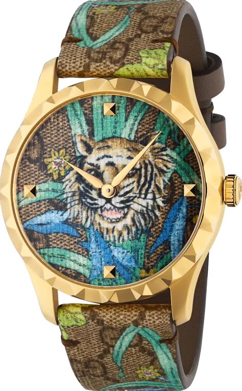 montre gucci homme tigre|gucci g timeless watch.